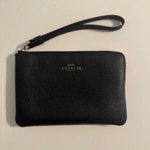 Coach Black Wristlet Wallet